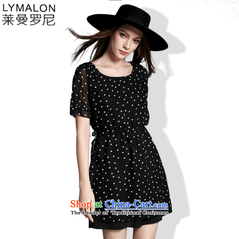 The lymalon Lehmann 2015 Summer Western New larger female loose neck long floral dresses 1209 Royal Blue XL, Sulaiman Ronnie (LYMALON) , , , shopping on the Internet