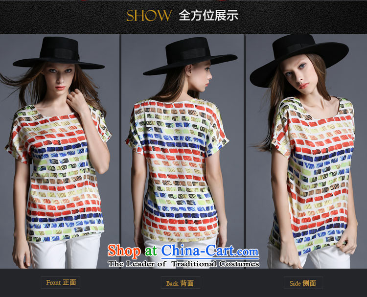The lymalon2015 Lehmann Western summer new larger female loose fit short stamp stitching abstract tartan shirt color picture XL Photo 1920, prices, brand platters! The elections are supplied in the national character of distribution, so action, buy now enjoy more preferential! As soon as possible.