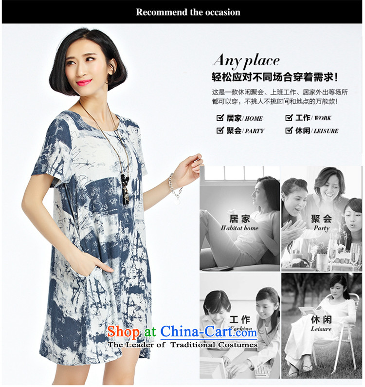 The lymalon Lehmann 2015 Western new summer, large female loose fit short-sleeved ink painting stamp cotton dress photo color 4XL Photo 1228, prices, brand platters! The elections are supplied in the national character of distribution, so action, buy now enjoy more preferential! As soon as possible.