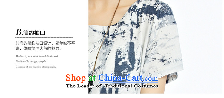 The lymalon Lehmann 2015 Western new summer, large female loose fit short-sleeved ink painting stamp cotton dress photo color 4XL Photo 1228, prices, brand platters! The elections are supplied in the national character of distribution, so action, buy now enjoy more preferential! As soon as possible.