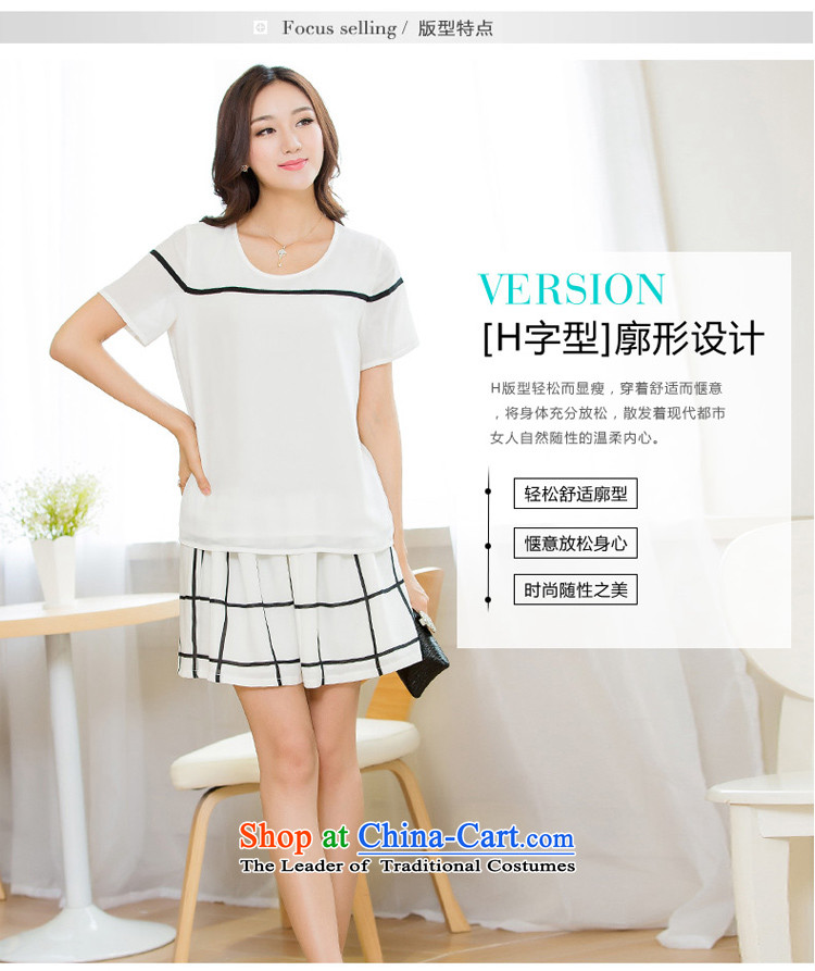 The interpolator auspicious 2015 to increase the number of women with new summer thick mm loose video thin leisure vocational short-sleeved T-shirt chiffon Netherlands shirt X5565 White XL Photo, prices, brand platters! The elections are supplied in the national character of distribution, so action, buy now enjoy more preferential! As soon as possible.
