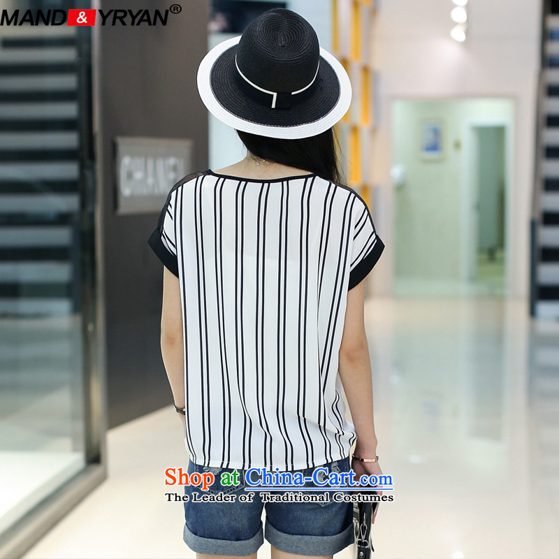 Mantile en Code women's summer T-shirts thick MM video thin short-sleeved T-shirt with round collar figure /MDR1773 stamp XL110-130 around 922.747, mantile mandyryan Eun () , , , shopping on the Internet