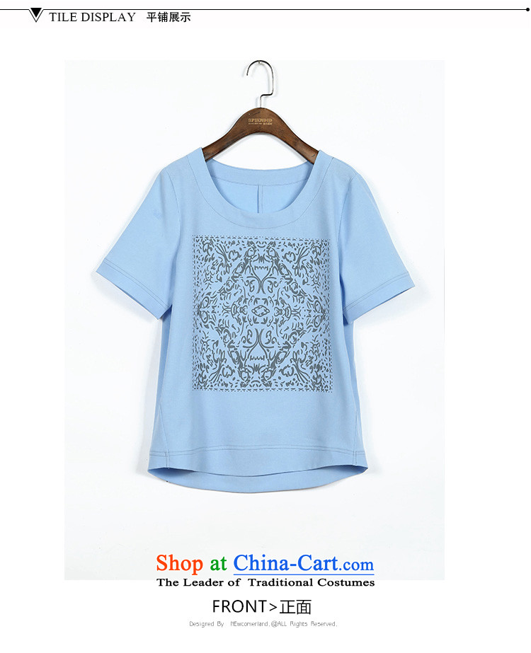 Mantile en Code women's summer round-neck collar stamp short-sleeved T-shirt thick MM THIN loose coat graphics MDR1633 2,005 XXL135-145 around 922.747 picture, prices, brand platters! The elections are supplied in the national character of distribution, so action, buy now enjoy more preferential! As soon as possible.