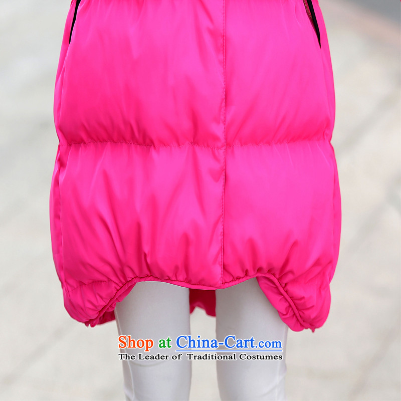 The first declared as thick mm to xl women in Europe, autumn and winter in new robe long Stylish coat female jacket video thin cotton coat of red 3XL L8147/ 150-175 around 922.747, purple long declared shopping on the Internet has been pressed.