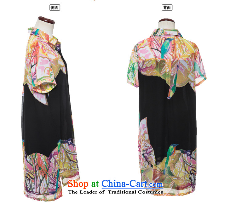 The eternal summer 2015 Sau new large mm thick women's trendy bird stamp graphics thin dresses map color 4XL Photo, prices, brand platters! The elections are supplied in the national character of distribution, so action, buy now enjoy more preferential! As soon as possible.
