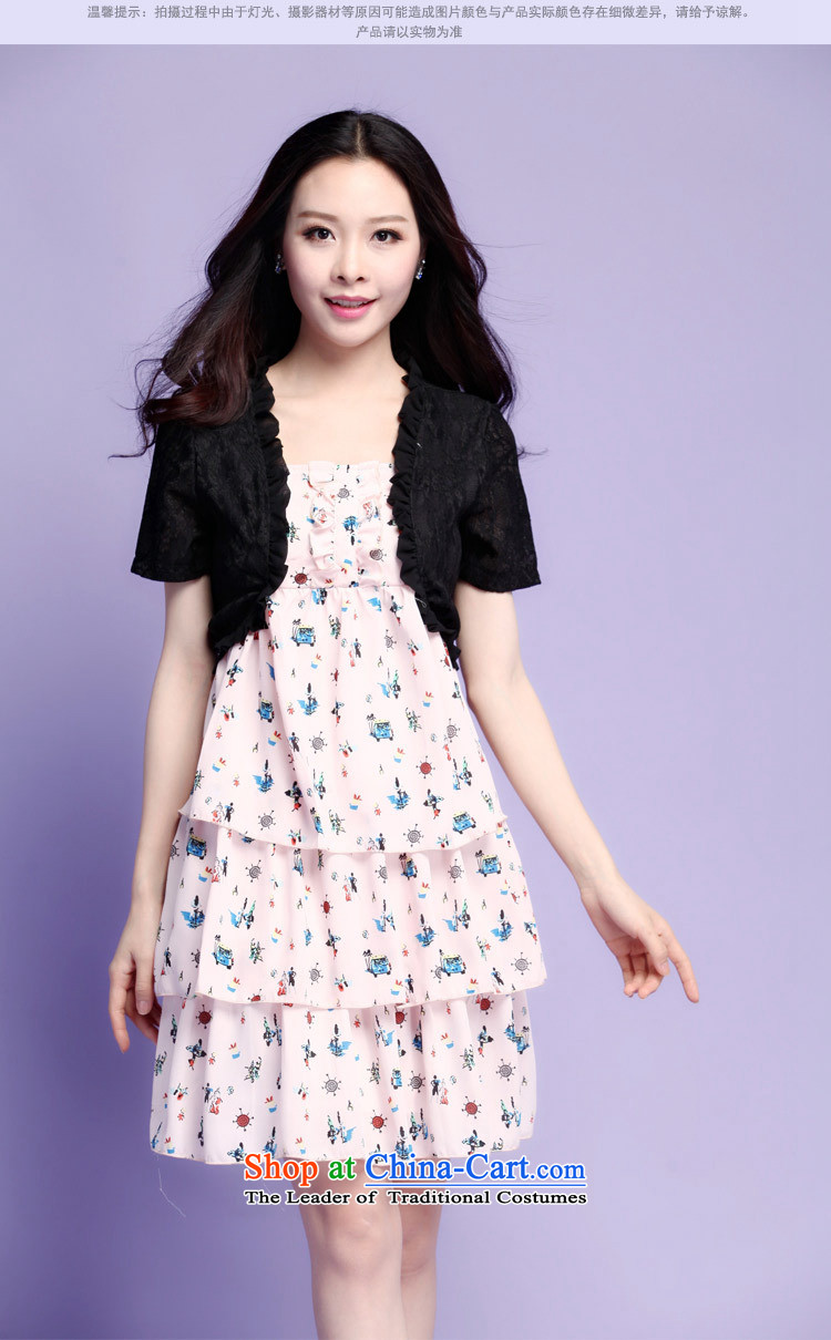 C.o.d. 2015 Summer new Korean trendy code women leave two mm thick chiffon lace Sau San video thin dresses cake skirt black 4XL Photo, prices, brand platters! The elections are supplied in the national character of distribution, so action, buy now enjoy more preferential! As soon as possible.