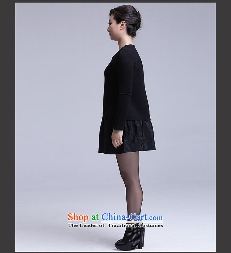 The new 2015 Fall/Winter Collections for larger female Korean to intensify the mother two kits dresses long-sleeved loose knitting thick expertise Sau San sister short skirt black S-36 forming the picture, prices, brand platters! The elections are supplied in the national character of distribution, so action, buy now enjoy more preferential! As soon as possible.