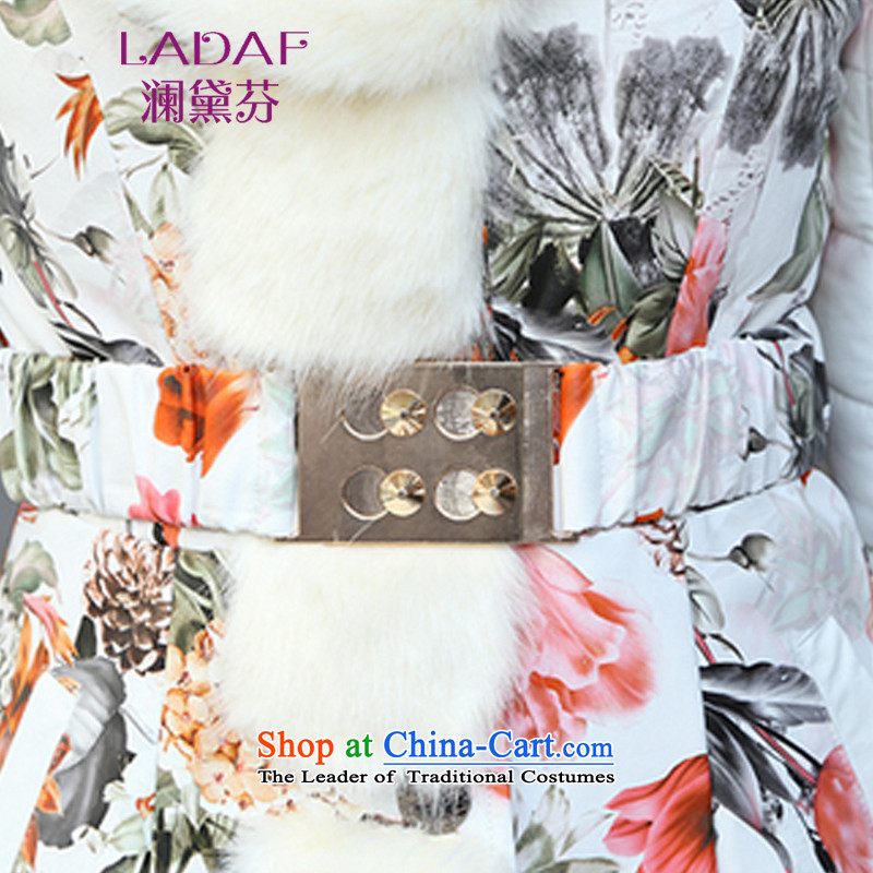 The world by 2015 Autumn Load Stephen Doi new Korean version, down cotton coat girl in long sheep fur women PU 6,648 new picture color S world Doi Fen (LANDAIFEN) , , , shopping on the Internet