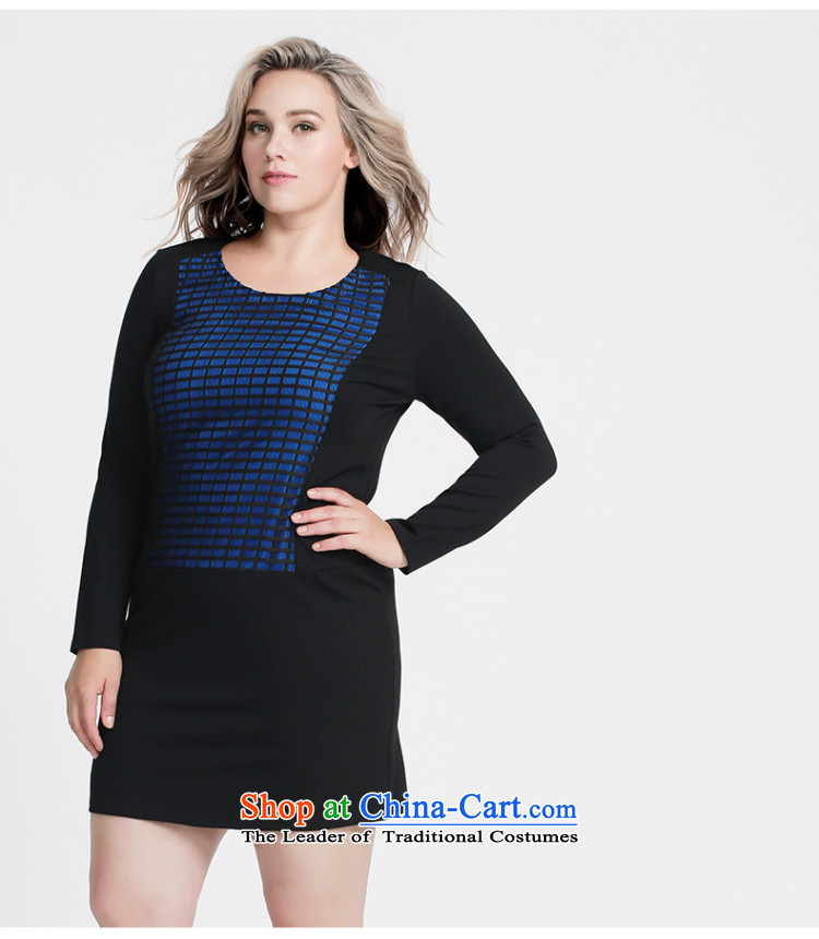 The former Yugoslavia Migdal Code women 2015 Autumn replacing new stylish mm thick grid knocked long-sleeved dresses 953101265 black 4XL Photo, prices, brand platters! The elections are supplied in the national character of distribution, so action, buy now enjoy more preferential! As soon as possible.