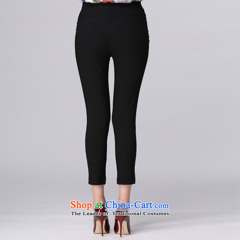 The interpolator auspicious 2015 to increase the number of women with new stretch of the fall of 9 mm thick Sau San video trousers thin stylish casual wear trousers 998 wild black trousers XL, Pearl of 9 to the auspicious shopping on the Internet has been