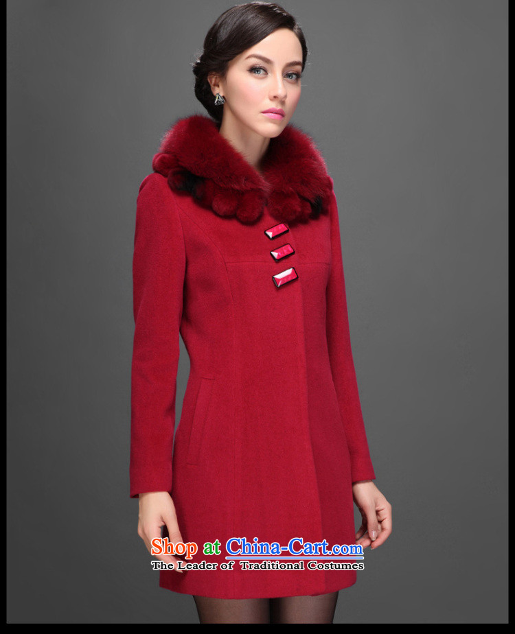 Hengyuan Cheung 2015 New in winter) Older women long woolen coats gross for it? sub-jacket nansan princess red 180/100A/XXXL picture, prices, brand platters! The elections are supplied in the national character of distribution, so action, buy now enjoy more preferential! As soon as possible.