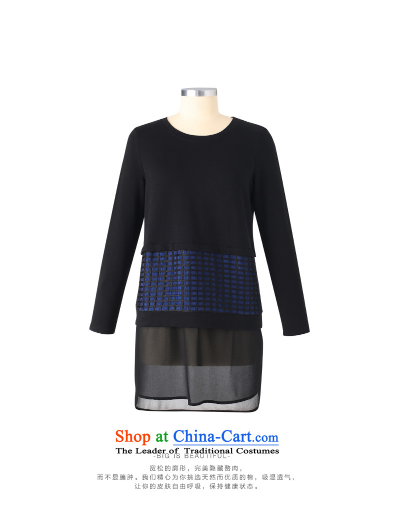 The former Yugoslavia Migdal Code women 2015 Autumn replacing new stylish mm thick grid chiffon stitching T-shirt 953365446 blue spell black 4XL Photo, prices, brand platters! The elections are supplied in the national character of distribution, so action, buy now enjoy more preferential! As soon as possible.