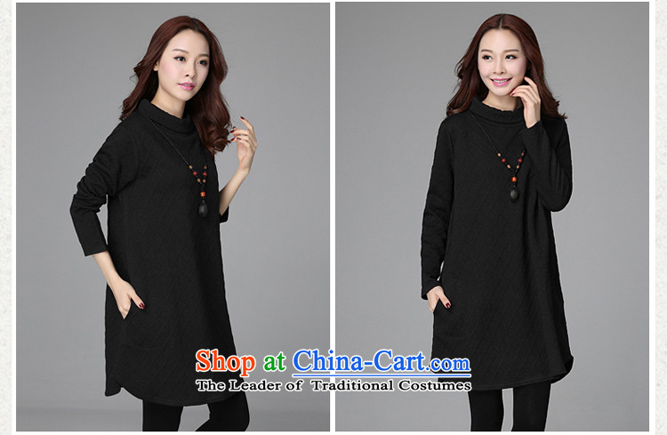 Jawol Ling Feng 2015 new larger women in forming long skirt 782 Black M picture, prices, brand platters! The elections are supplied in the national character of distribution, so action, buy now enjoy more preferential! As soon as possible.