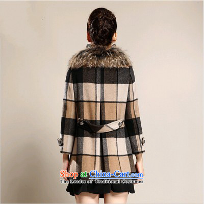 Ya 2015 autumn and winter, Zebina long double-checked large relaxd dress jacket? 7020 beige gross XXXL picture, prices, brand platters! The elections are supplied in the national character of distribution, so action, buy now enjoy more preferential! As soon as possible.