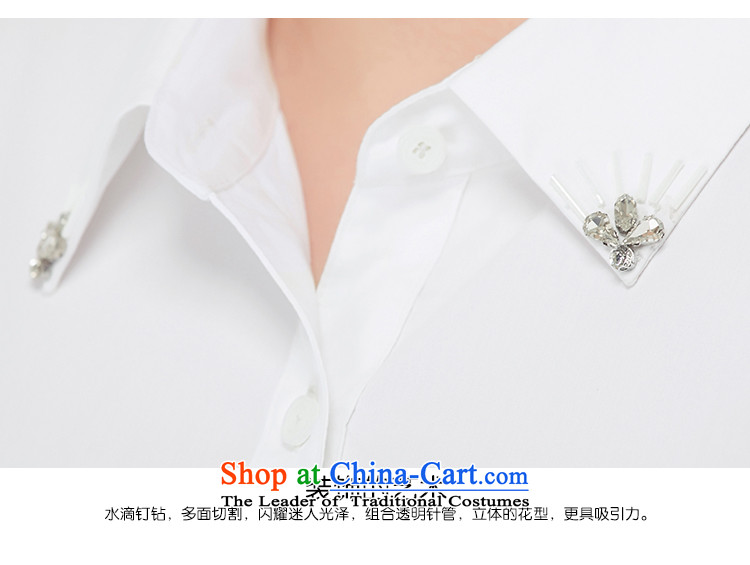 To increase the number msshe female new summer 2015 MM thick lapel white shirts in 8695 long white 5XL picture, prices, brand platters! The elections are supplied in the national character of distribution, so action, buy now enjoy more preferential! As soon as possible.