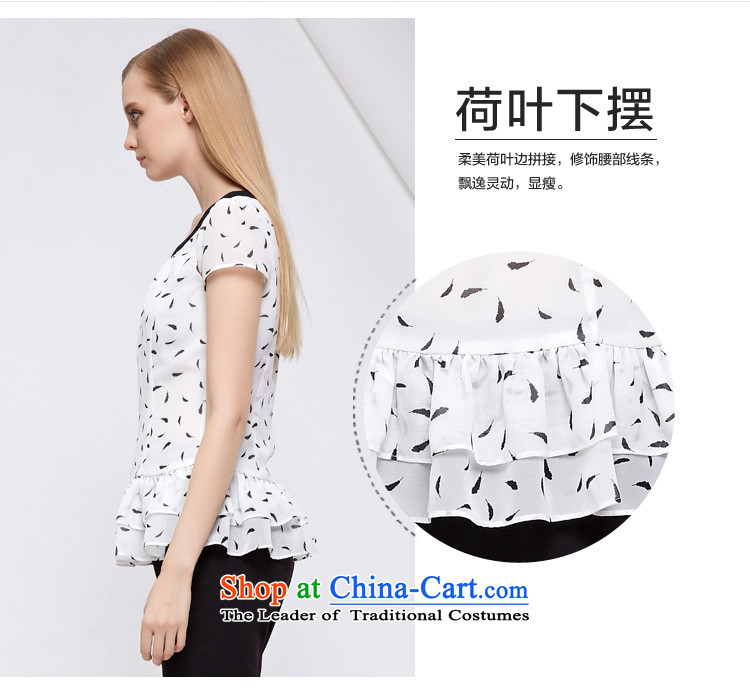 As provided for the NEW Summer 2015 large female fresh small feathers hem video stamp omelet thin short-sleeved T-shirt 2871 white picture, prices, 5XL brand platters! The elections are supplied in the national character of distribution, so action, buy now enjoy more preferential! As soon as possible.