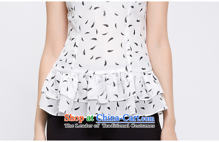 As provided for the NEW Summer 2015 large female fresh small feathers hem video stamp omelet thin short-sleeved T-shirt 2871 white picture, prices, 5XL brand platters! The elections are supplied in the national character of distribution, so action, buy now enjoy more preferential! As soon as possible.