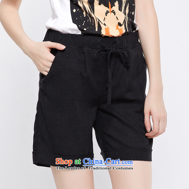 As provided for the new summer 2015, the maximum number of ladies casual simplicity with a video thin wild short trousers children trousers  2912 Black 5XL, Yee (qisuo provisions) , , , shopping on the Internet