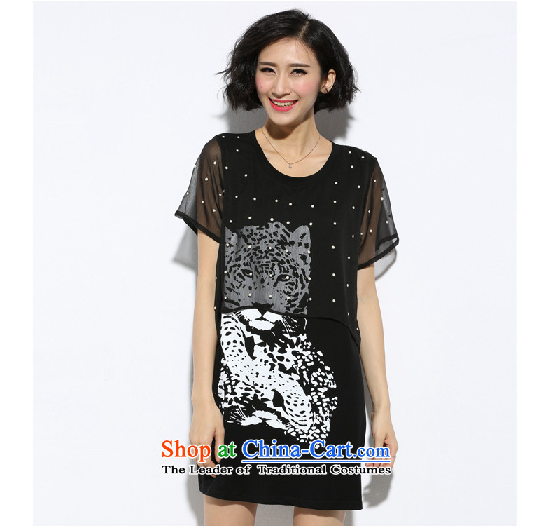 The Eternal Soo-to increase women's code 2015 Summer new Wild loose video thin leopards stamp T-shirt black 4XL Photo, prices, brand platters! The elections are supplied in the national character of distribution, so action, buy now enjoy more preferential! As soon as possible.