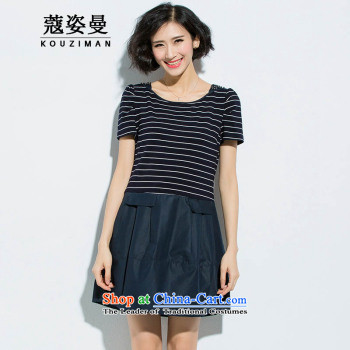 Gigi Lai Man early autumn Coe larger women, Hin thin, thick 2015 new thick sister engraving long-sleeved dresses to straight black skirt 3XL picture, prices, brand platters! The elections are supplied in the national character of distribution, so action, buy now enjoy more preferential! As soon as possible.