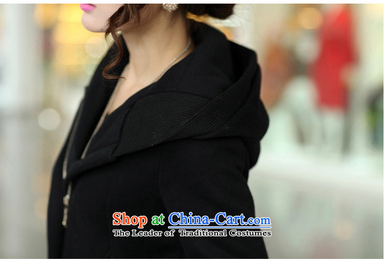 The officials of the fuseau larger female autumn and winter, to intensify the thick coat zip code decorated sweater cotton thick black 4XL 155-175 NPC yi jin picture, prices, brand platters! The elections are supplied in the national character of distribution, so action, buy now enjoy more preferential! As soon as possible.