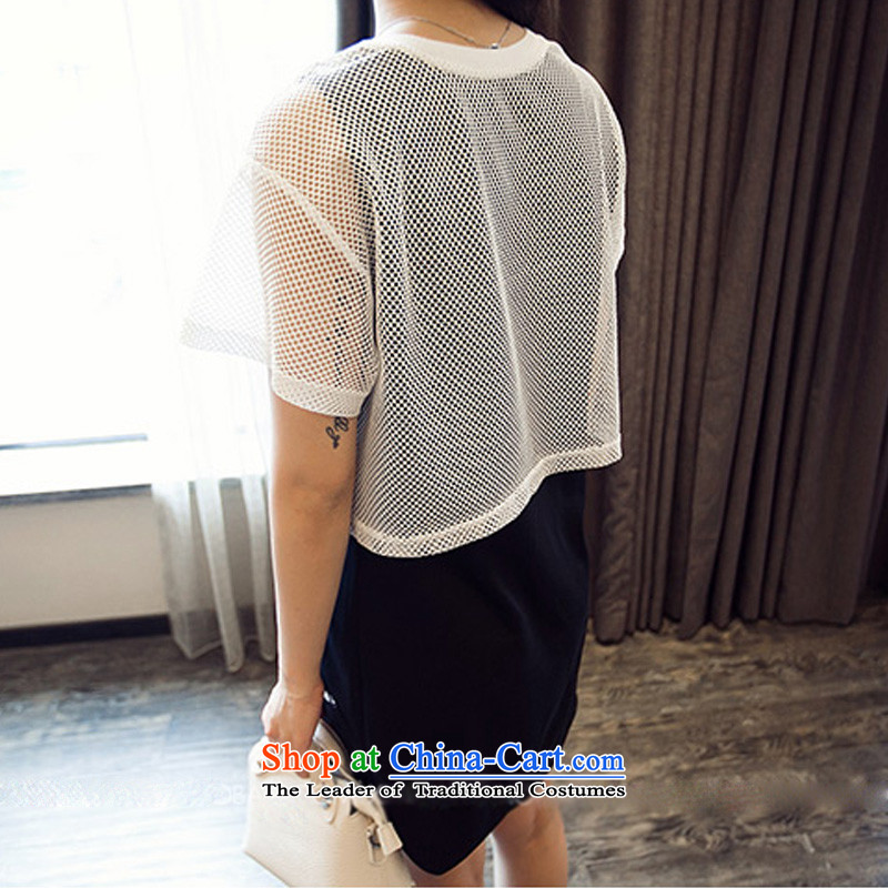 O Ya-ting to increase women's code thick mm summer two sets of replacing the new 2015 skirt short-sleeved dresses in long loose video thin summer picture color two kits 125-145 2XL recommends that you, O Jacob aoyating Ting () , , , shopping on the Intern
