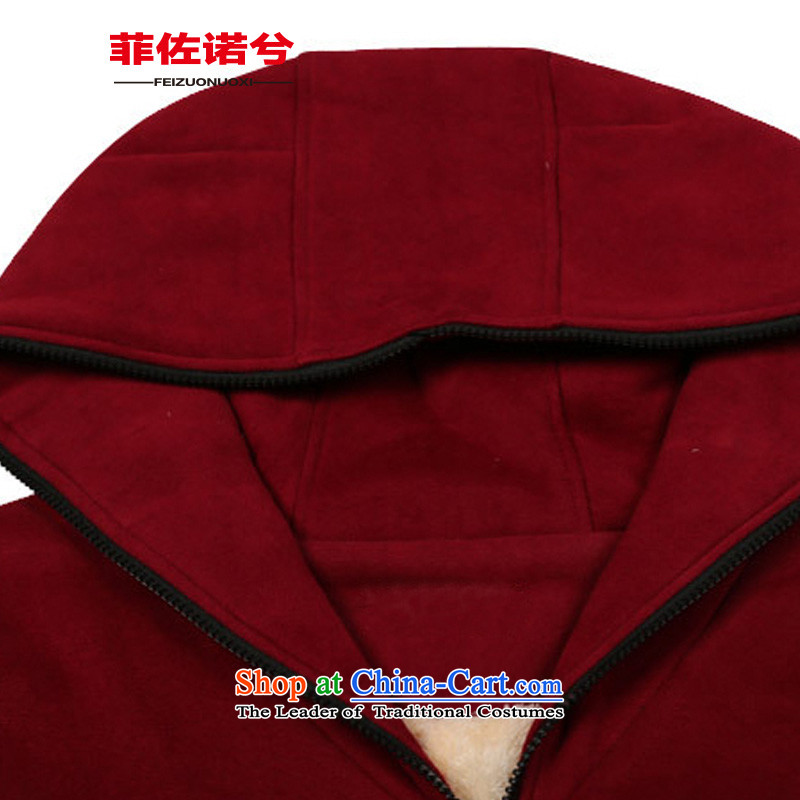 The officials of the fuseau larger female winter Lamb Wool Velvet thick large jacket thick mm to xl ãþòâ wine red 4XL 190-220, the turbid fuseau shopping on the Internet has been pressed.