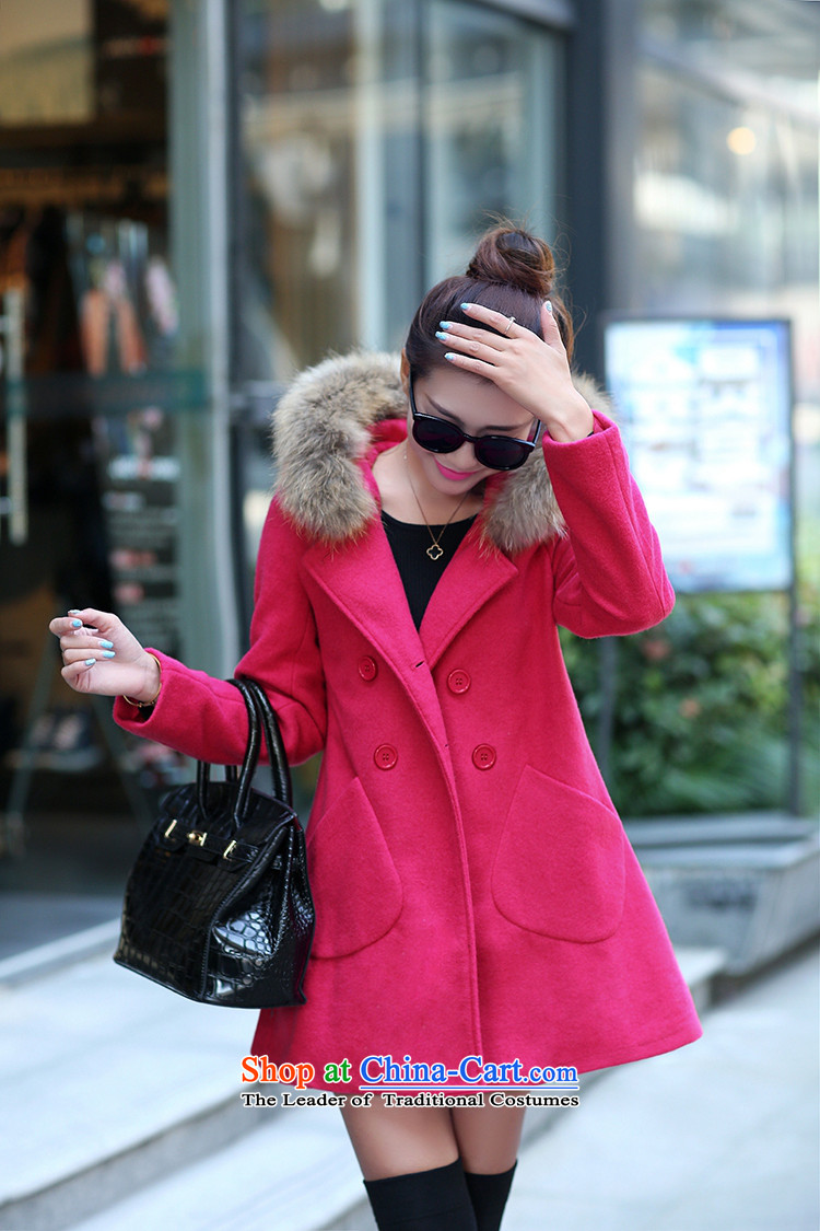 Wai House (weiwunv) female Korean autumn and winter load new upscale relaxd really linked child gross for removable Gross Gross for long coats of female Red? L picture, prices, brand platters! The elections are supplied in the national character of distribution, so action, buy now enjoy more preferential! As soon as possible.