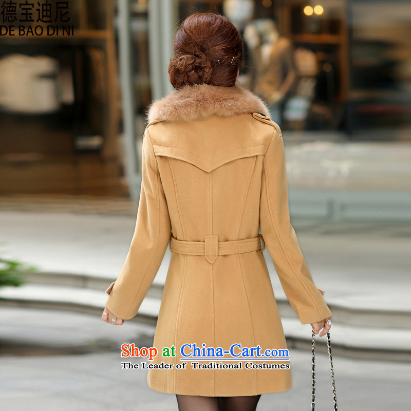 Debao Dini 2015 women in new long-Nagymaros collar larger thick hair? And color XXXL, jacket coat Tak Bo (debaodini) , , , shopping on the Internet