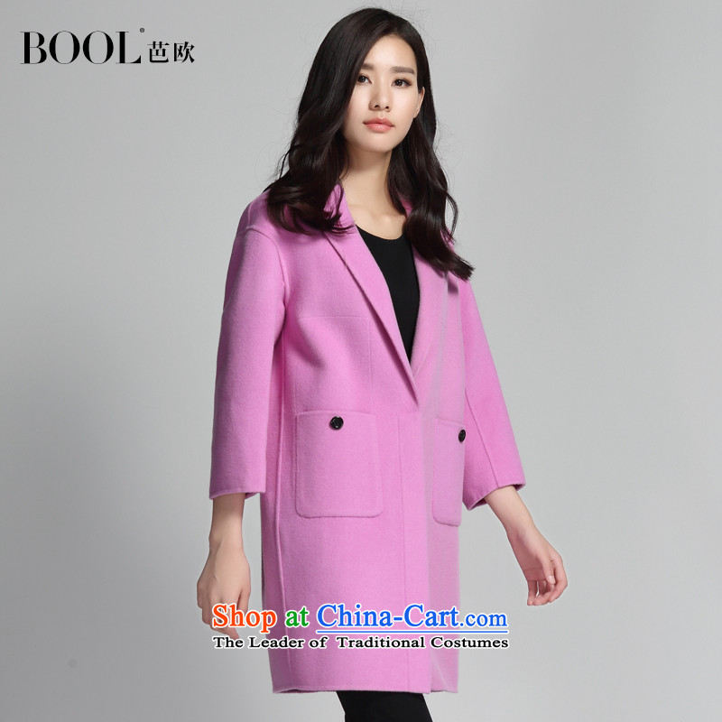 Barbara Euro 2015 Autumn new hand washable wool double-side suit coats, long hair? coats , and Europe Toner Bauhinia (BOOL) , , , shopping on the Internet