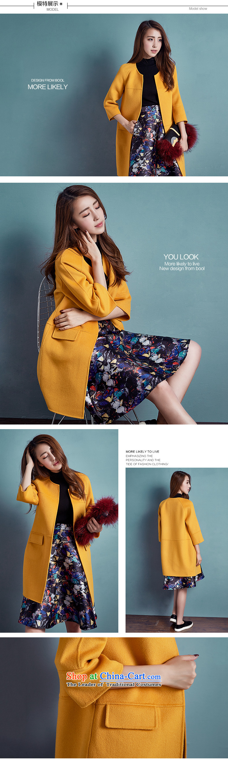 Barbara Euro 2015 Autumn Ms. new long neck hair? coats Korean wool satin jacket envelope of the Yellow 20-day pre-sale prices, pictures, L brand platters! The elections are supplied in the national character of distribution, so action, buy now enjoy more preferential! As soon as possible.