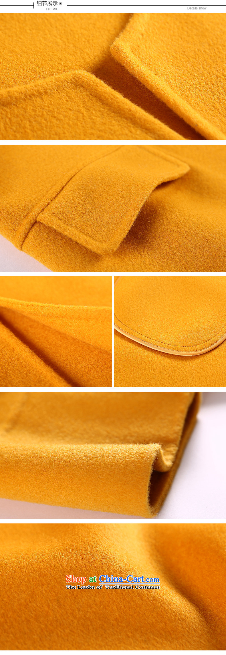 Barbara Euro 2015 Autumn Ms. new long neck hair? coats Korean wool satin jacket envelope of the Yellow 20-day pre-sale prices, pictures, L brand platters! The elections are supplied in the national character of distribution, so action, buy now enjoy more preferential! As soon as possible.