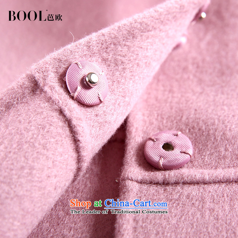 Barbara Euro 2015 autumn the new President won version hand-double-side jacket? gross long woolen coat and pink , and Europe (BOOL) , , , shopping on the Internet