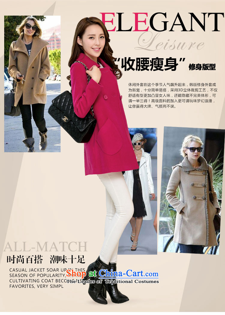 The Korean population spread of autumn and winter 2015 new a wool coat Korean loose pockets sweet gross? female HSM9003 jacket light purple S picture, prices, brand platters! The elections are supplied in the national character of distribution, so action, buy now enjoy more preferential! As soon as possible.