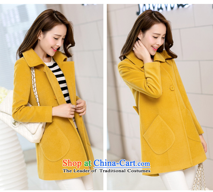 The Korean population spread of autumn and winter 2015 new a wool coat Korean loose pockets sweet gross? female HSM9003 jacket light purple S picture, prices, brand platters! The elections are supplied in the national character of distribution, so action, buy now enjoy more preferential! As soon as possible.