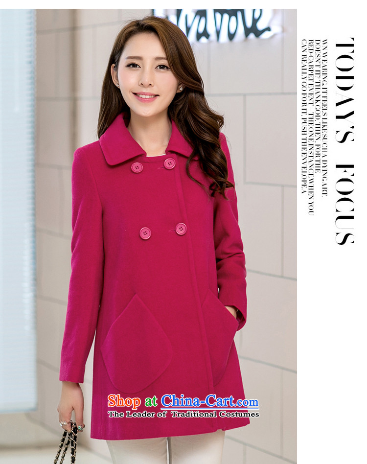 The Korean population spread of autumn and winter 2015 new a wool coat Korean loose pockets sweet gross? female HSM9003 jacket light purple S picture, prices, brand platters! The elections are supplied in the national character of distribution, so action, buy now enjoy more preferential! As soon as possible.