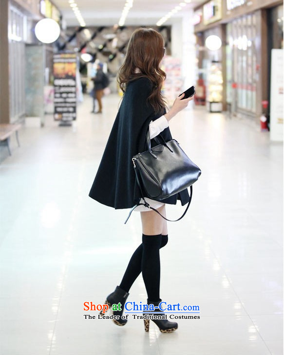 Emperor's gross of female jacket coat? 2015 autumn and winter new pure color in long coats G7485 black L picture, prices, brand platters! The elections are supplied in the national character of distribution, so action, buy now enjoy more preferential! As soon as possible.