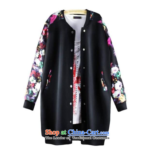 In spring and autumn 2015 new for women xl women thick MM thick, Hin thin, long wave cardigan baseball uniform leisure loose sweater jacket 200 catties XXXXL black picture, prices, brand platters! The elections are supplied in the national character of distribution, so action, buy now enjoy more preferential! As soon as possible.