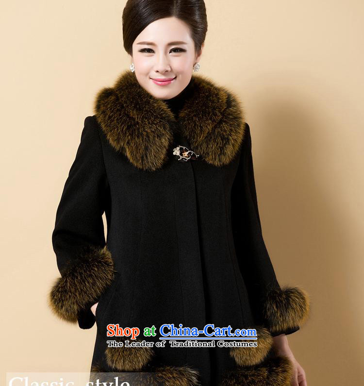 Debao Dini, in 2015 the new large older mother replacing gross Women's jacket? Nagymaros collar workers in long coats Black XL Photo, prices, brand platters! The elections are supplied in the national character of distribution, so action, buy now enjoy more preferential! As soon as possible.