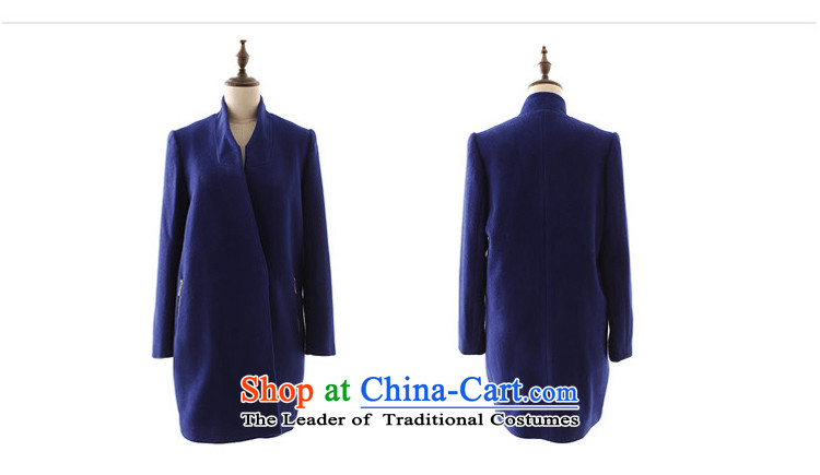 Load the autumn 2015 MIRRORFUN new full-wool minimalist-video thin coat of the auricle Raven Blue S picture, prices, brand platters! The elections are supplied in the national character of distribution, so action, buy now enjoy more preferential! As soon as possible.