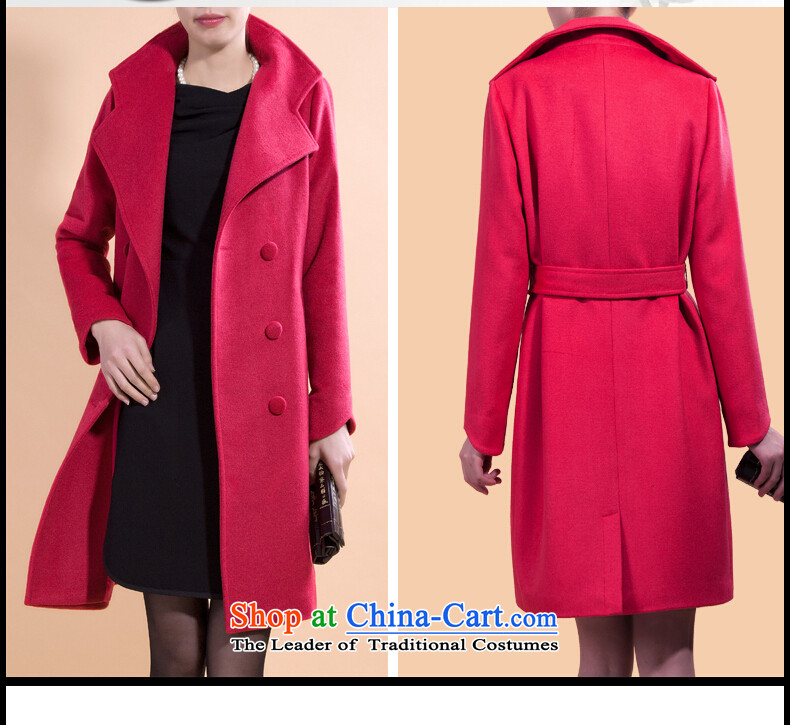 Also flower of autumn and winter 2015 Ms. new woolen coat in long large female gross??- Blue Jacket coat L picture, prices, brand platters! The elections are supplied in the national character of distribution, so action, buy now enjoy more preferential! As soon as possible.
