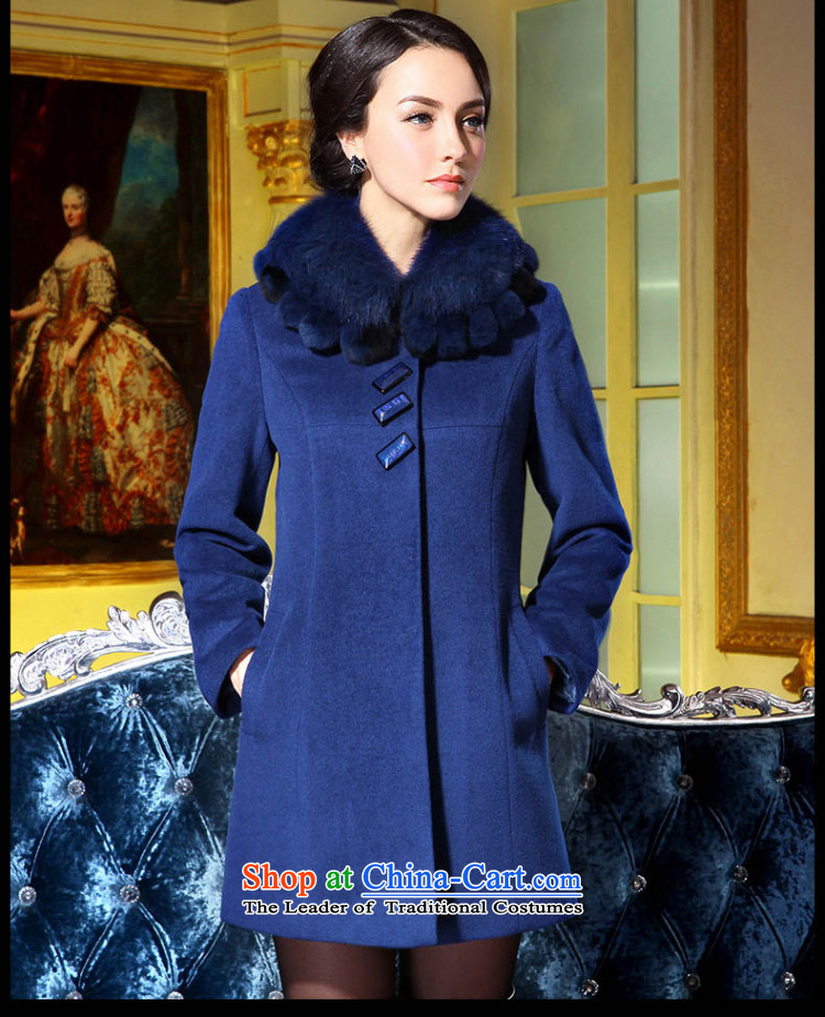 [ New Products Urges Hang Yuen Cheung-Boutique Winter 2015 new medium to long term, older women wool coat? a jacket for gross light blue Tsing 185/104A/XXXXL 3-11A, Asia Picture, prices, brand platters! The elections are supplied in the national character of distribution, so action, buy now enjoy more preferential! As soon as possible.