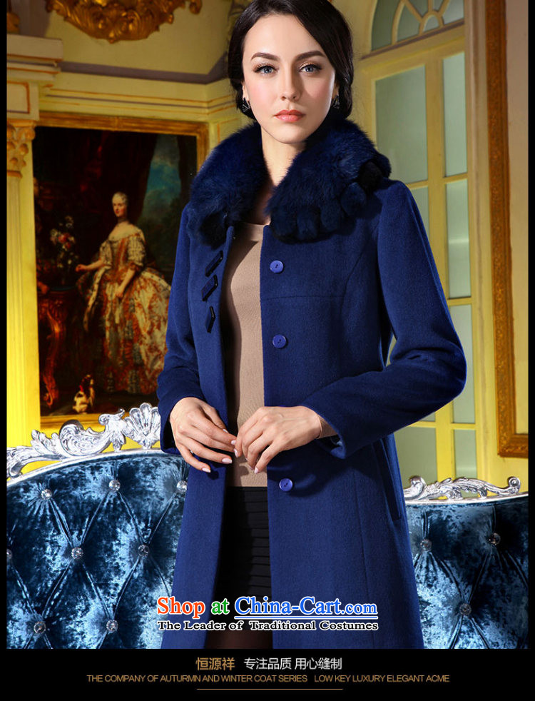 [ New Products Urges Hang Yuen Cheung-Boutique Winter 2015 new medium to long term, older women wool coat? a jacket for gross light blue Tsing 185/104A/XXXXL 3-11A, Asia Picture, prices, brand platters! The elections are supplied in the national character of distribution, so action, buy now enjoy more preferential! As soon as possible.