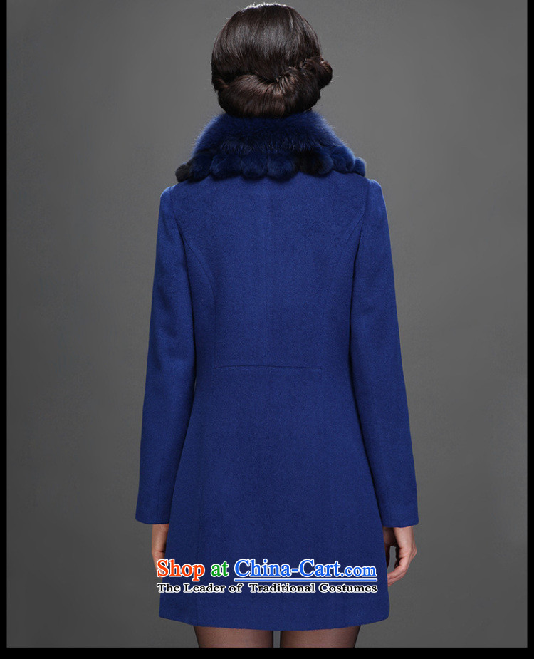 [ New Products Urges Hang Yuen Cheung-Boutique Winter 2015 new medium to long term, older women wool coat? a jacket for gross light blue Tsing 185/104A/XXXXL 3-11A, Asia Picture, prices, brand platters! The elections are supplied in the national character of distribution, so action, buy now enjoy more preferential! As soon as possible.