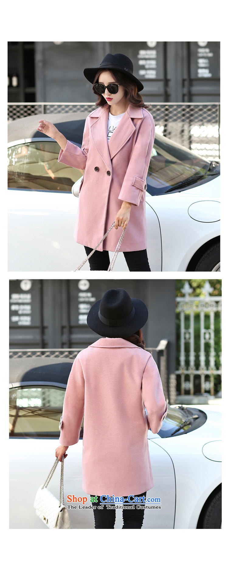Receive Nga fall 2015, long hair? jacket high-end 2-sided wool velvet cloak 7074 female and pink S picture, prices, brand platters! The elections are supplied in the national character of distribution, so action, buy now enjoy more preferential! As soon as possible.