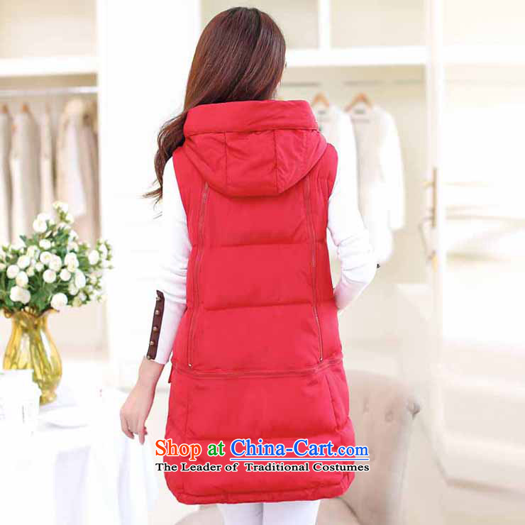 The sea route take the 2015 autumn and winter) long cotton vest jacket female Korean Fashion Cap Reinforcement warm larger shoulder MA 5B2620 folder in black 2XL Photo, prices, brand platters! The elections are supplied in the national character of distribution, so action, buy now enjoy more preferential! As soon as possible.