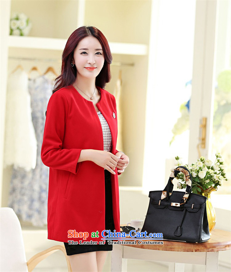 The Truth (Korean version of Estee Lauder CHANGDAI) 2015 autumn and winter new pure color large round-neck collar in the long hair? women better jacket coat red XL Photo, prices, brand platters! The elections are supplied in the national character of distribution, so action, buy now enjoy more preferential! As soon as possible.