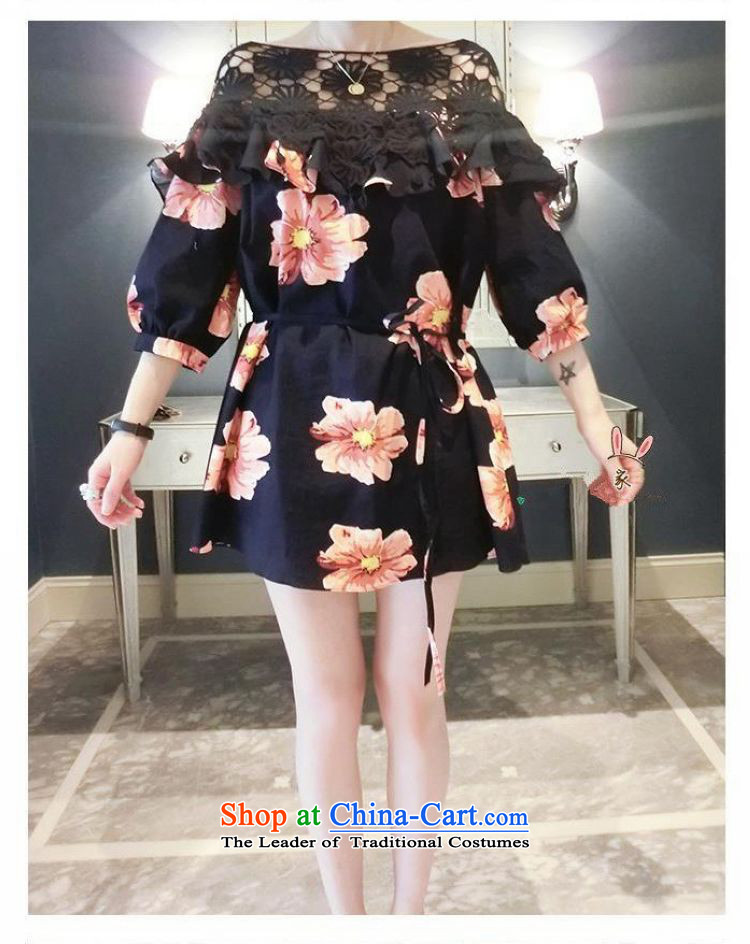 Left soft   Korean to 2015 XL women 200 mm thick summer catty thick black hook flowers sister engraving graphics thin skirt suits XXXXXL 180-200 catty picture, prices, brand platters! The elections are supplied in the national character of distribution, so action, buy now enjoy more preferential! As soon as possible.