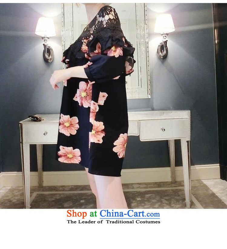 Left soft   Korean to 2015 XL women 200 mm thick summer catty thick black hook flowers sister engraving graphics thin skirt suits XXXXXL 180-200 catty picture, prices, brand platters! The elections are supplied in the national character of distribution, so action, buy now enjoy more preferential! As soon as possible.