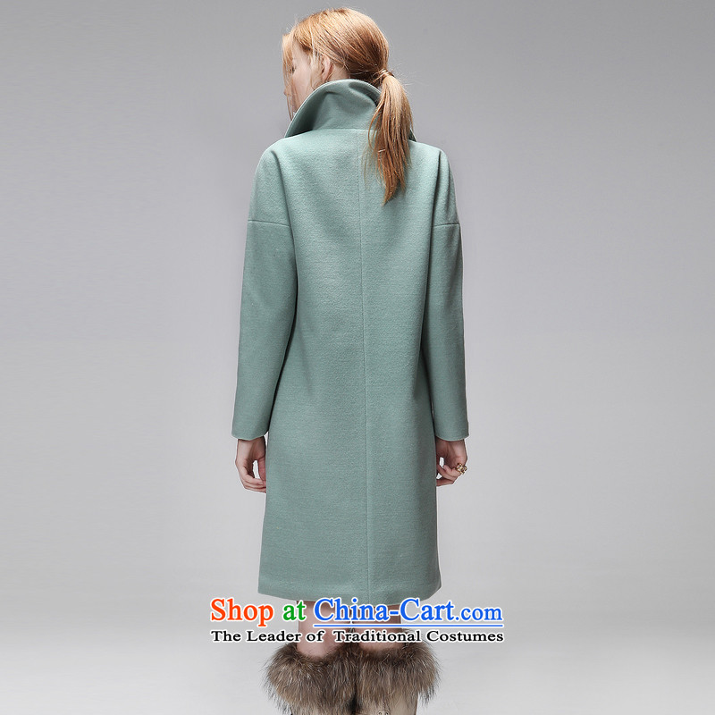 2015 Europe early autumn van COCOBELLA street cocoon-long-coats the auricle gross CT17 female jacket? The Green M,COCOBELLA,,, shopping on the Internet